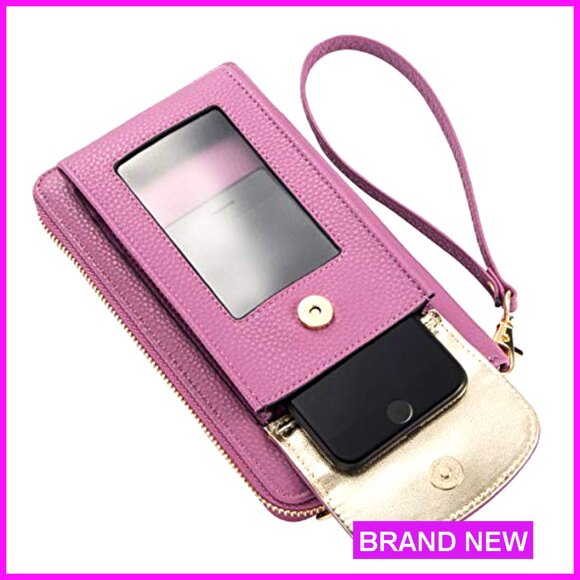 Small Crossbody Purse with RFID Wristlet Wallet for Women - Picture 4 of 7